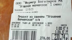 Ассортимент товаров в магазине 