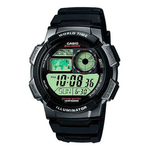 Наручные часы электронные мужские Casio Illuminator Collection AE-1000W-1B в Модис