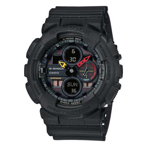 Японские наручные часы Casio G-SHOCK GA-140BMC-1AER с хронографом в Модис