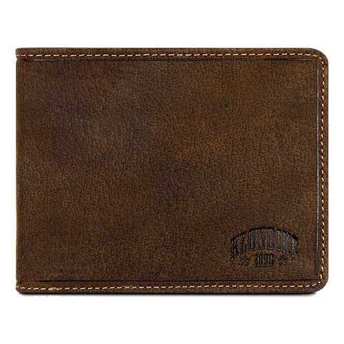 Бумажник Klondike Peter, коричневый, 12x9,5 см в Модис