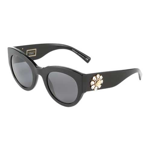 Солнцезащитные очки женские VERSACE 0VE4353BM53148751 черные в Модис