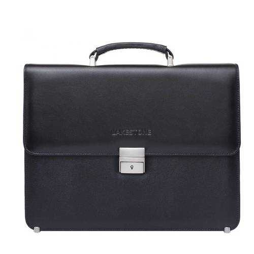 Портфель мужской кожаный Lakestone Braydon 943024/BL черный в Модис