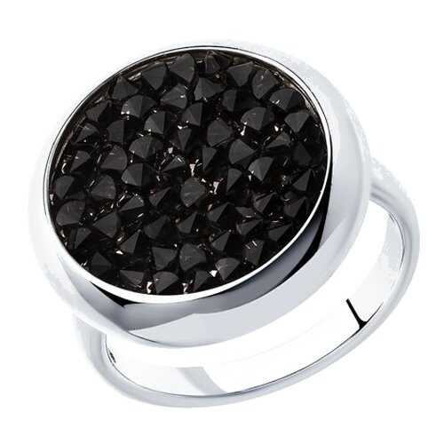 Серебряное кольцо женское с кристаллами Swarovski SOKOLOV 94012428 р.19 в Модис