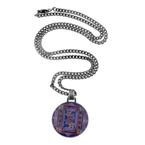 Колье Clara Bijoux B75841 BL фиолетовое/сиреневое/серое в Модис