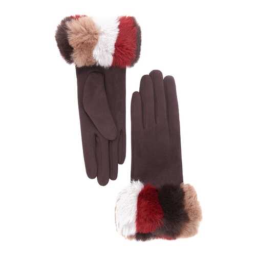 Перчатки женские Mellizos G9-2F 411-2 коричневые ONE SIZE в Модис