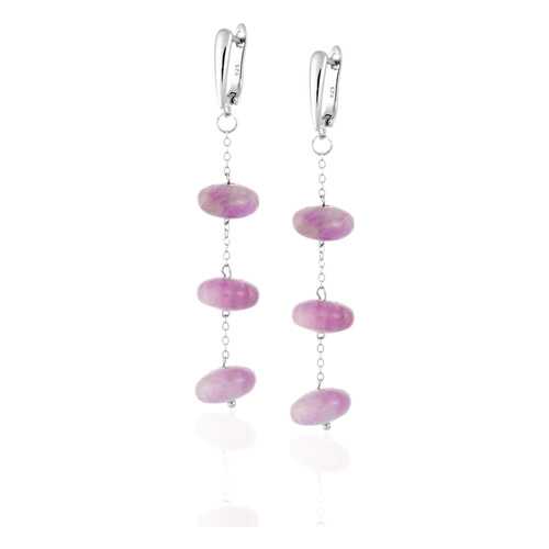 Серьги L'attrice, вставка кунцит, артикул 54656046 в Модис