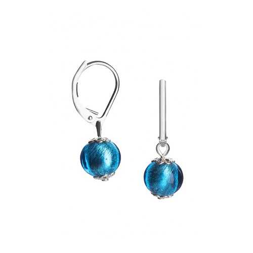 Серьги Perla Piccolo Argento 09030704 голубые в Модис