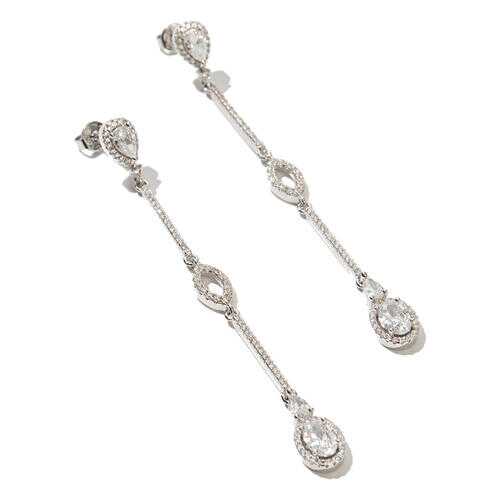 Серьги женские EXCLAIM 037S2772E серебристые в Модис