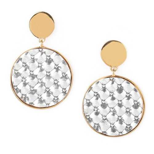Серьги женские ORI TAO OT-12-29080 серебристые/золотистые в Модис
