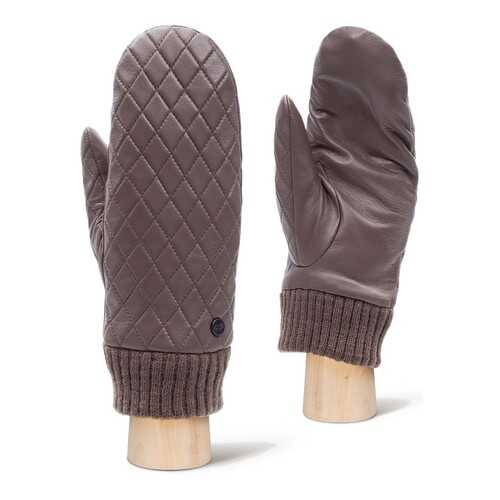 Варежки женские Labbra LB-0095 коричневые 6.5 в Модис