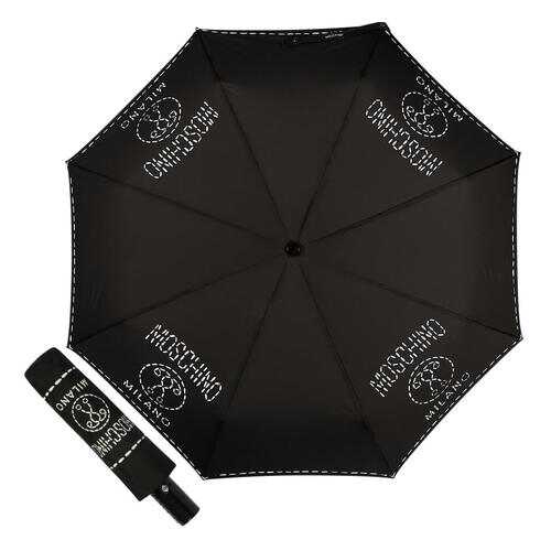Зонт-автомат Moschino 8012-OCA Stitches Black в Модис