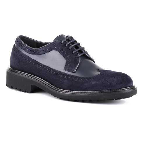 Полуботинки мужские GIAMPIERONICOLA 39603B синие 41 RU в Модис