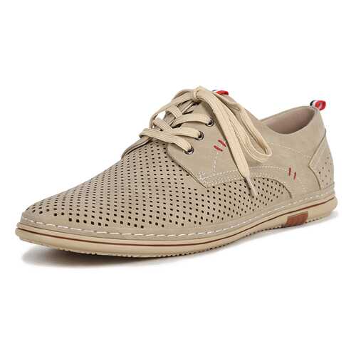 Полуботинки мужские T.Taccardi K5233LC-1 бежевые 42 RU в Модис