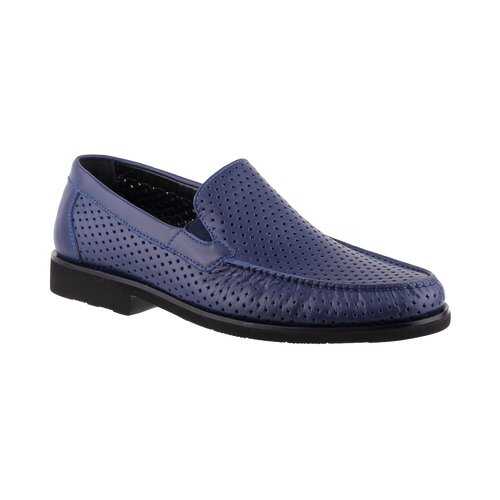Мокасины мужские ZENUX 72153PPOLO синие 41.5 RU в Модис