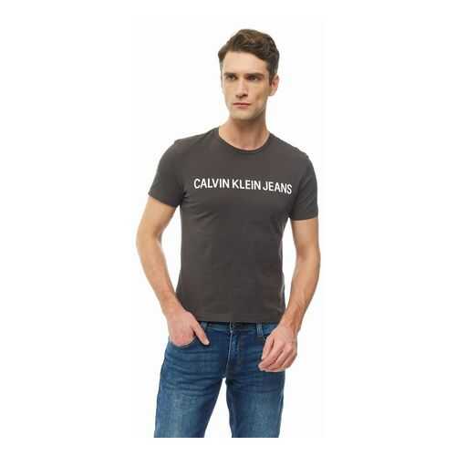 Футболка мужская Calvin Klein Jeans J30J307856.BA50 серая XXL в Модис