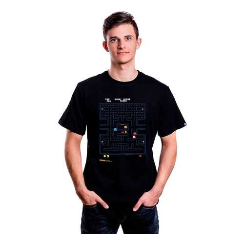 Футболка мужская Good Loot Pac-Man Maze черная L в Модис