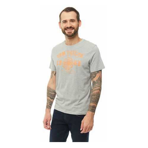 Футболка мужская TOM TAILOR 1008637-11087 серая XXL в Модис