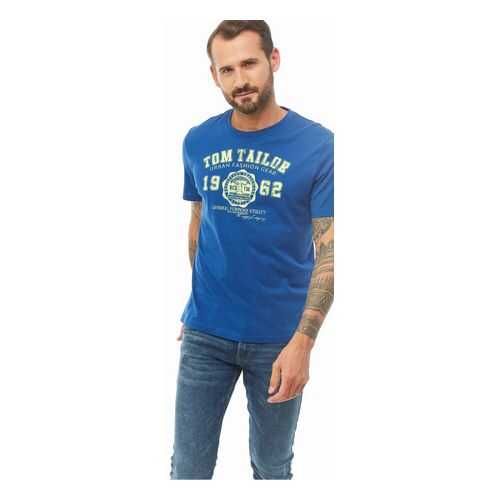 Футболка мужская TOM TAILOR 1008637-11305 синяя L в Модис