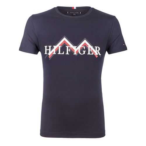 Футболка мужская Tommy Hilfiger MW0MW12521 DW5 синяя 2XL в Модис