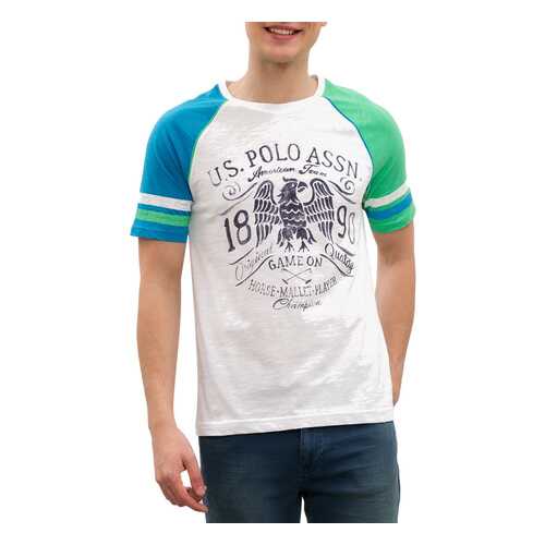 Футболка мужская U.S. POLO Assn. G081SZ0110MOMENT белая S в Модис