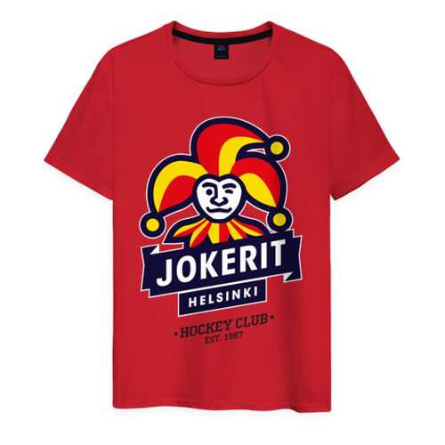 Футболка мужская ВсеМайки 1666983 красная XXL в Модис