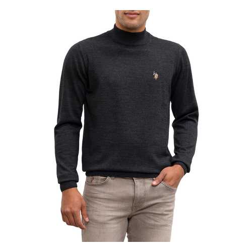 Водолазка мужская U.S. POLO Assn. G081SZ0TK0TH03-BSK9 серая XS в Модис