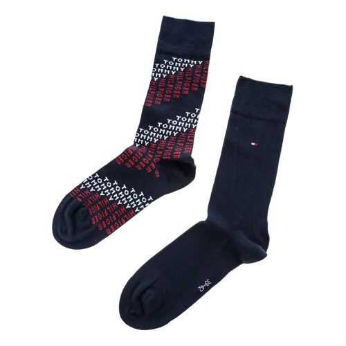Набор носков мужских Tommy Hilfiger 320215001 синих 43-46 US в Модис