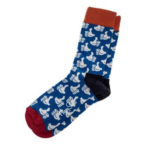 Носки мужские Happy Socks THU01 синие 41-46 EU в Модис