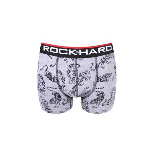 Боксеры мужские ROCKHARD 7003 ROCKHARD боксеры с рисунком (12) серые XXL в Модис