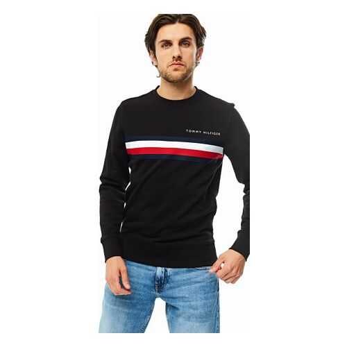 Свитшот мужской Tommy Hilfiger MW0MW14758 черный XL в Модис