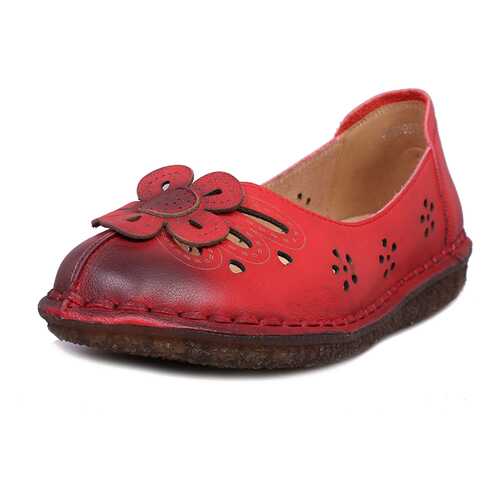 Балетки женские Alessio Nesca Comfort AMG19SS-34 красные 39 RU в Модис