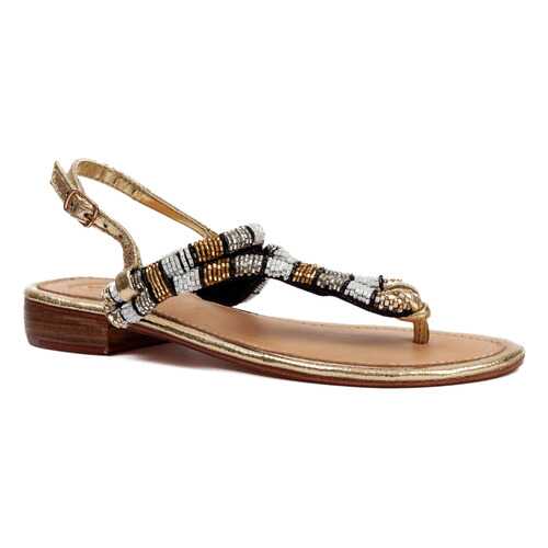 Сандалии женские BALIBALI BEAD H2 золотистые 36 RU в Модис