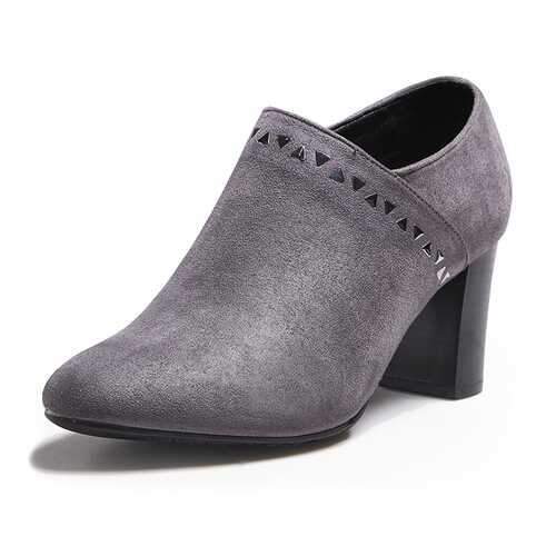 Ботильоны женские T.Taccardi K0273LC-4A серые 36 RU в Модис