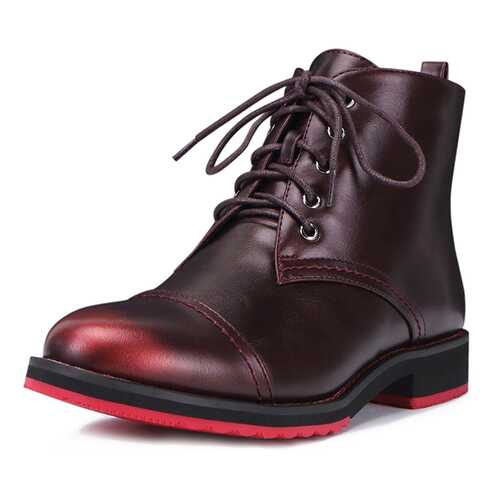 Ботинки женские T.Taccardi 25606110 красные 39 RU в Модис