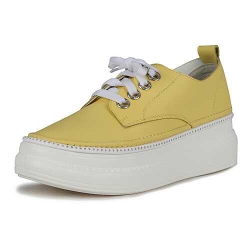 Кеды женские Alessio Nesca K0611LC-1C желтые 37 RU в Модис