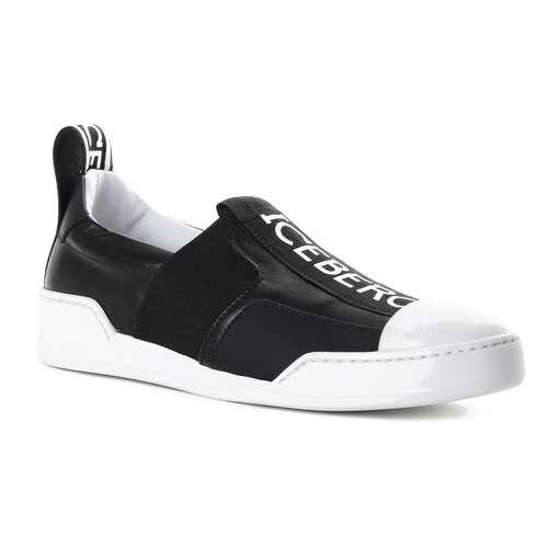 Слипоны женские Iceberg HID1556A черные 39 RU в Модис