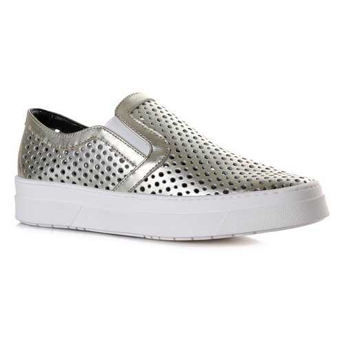 Слипоны женские Studio Pollini SA15093G01T40900 золотистые 41 RU в Модис