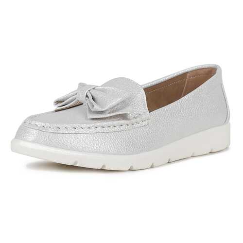 Лоферы женские T.Taccardi K0321-10 серебристые 40 RU в Модис