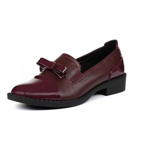 Лоферы женские T.Taccardi K0490LC-7A бордовые 37 RU в Модис