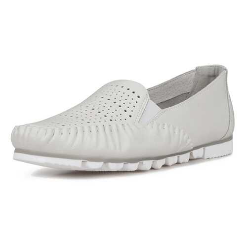 Мокасины женские Alessio Nesca K0639LC-2C серебристые 36 RU в Модис