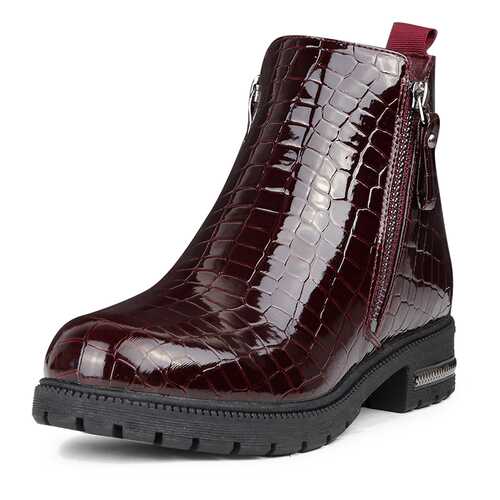 Полусапоги женские T.Taccardi K0392-1A бордовые 39 RU в Модис