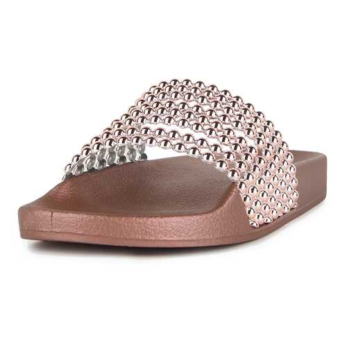 Шлепанцы женские T.Taccardi 14706010 золотистые 38 RU в Модис
