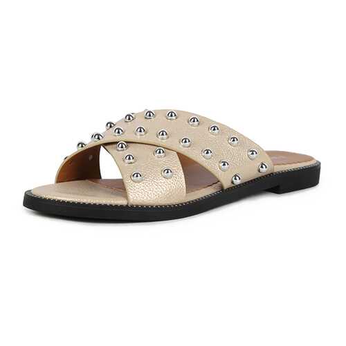 Шлепанцы женские T.Taccardi MT20S-160C золотистые 38 RU в Модис
