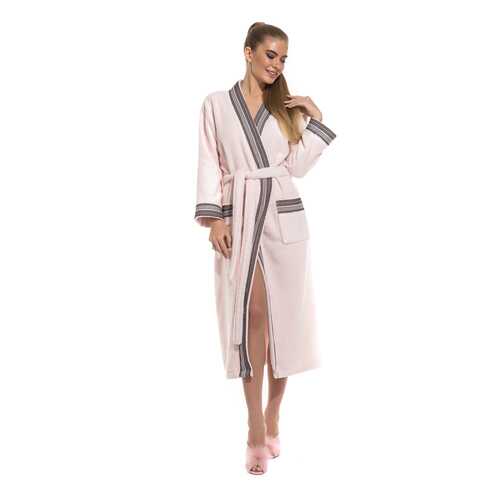 Халат женский Peche Monnaie Elegance розовый XL в Модис