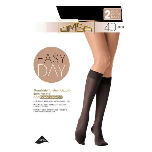 Гольфы женские Omsa 4062OM_nero черные M/L в Модис