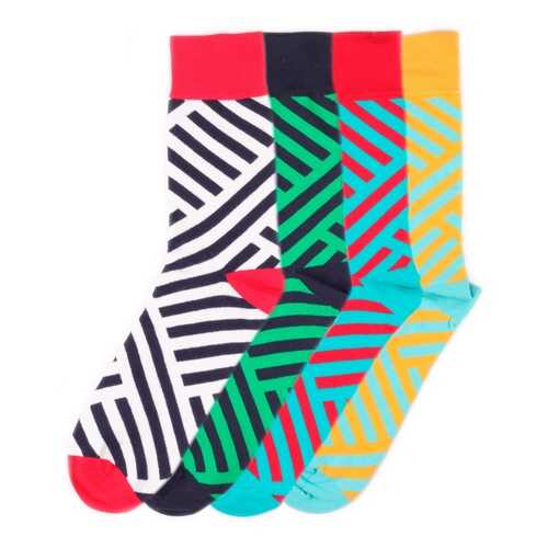 Набор носков Burning heels Diag Stripes разноцветный 36-38 в Модис