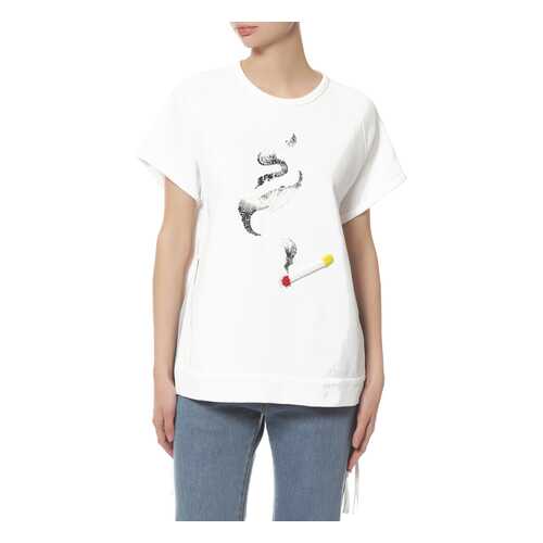 Толстовка женская N°21 N2SE04141711101 белая 38 IT в Модис