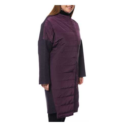 Пальто женское KR 7703 фиолетовое 58 RU в Модис