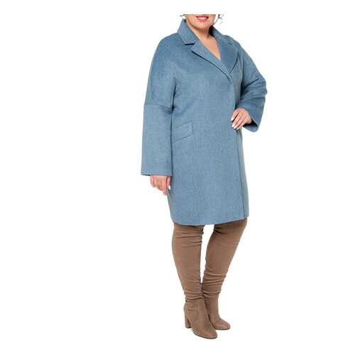 Пальто женское KR 7716 голубое 48 RU в Модис