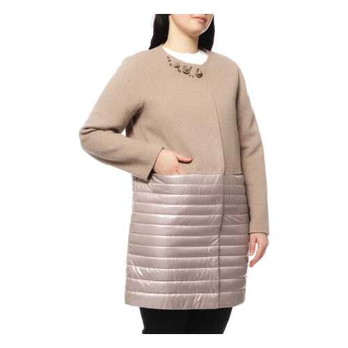 Пальто женское La Biali 18129-1 бежевое 2XL в Модис